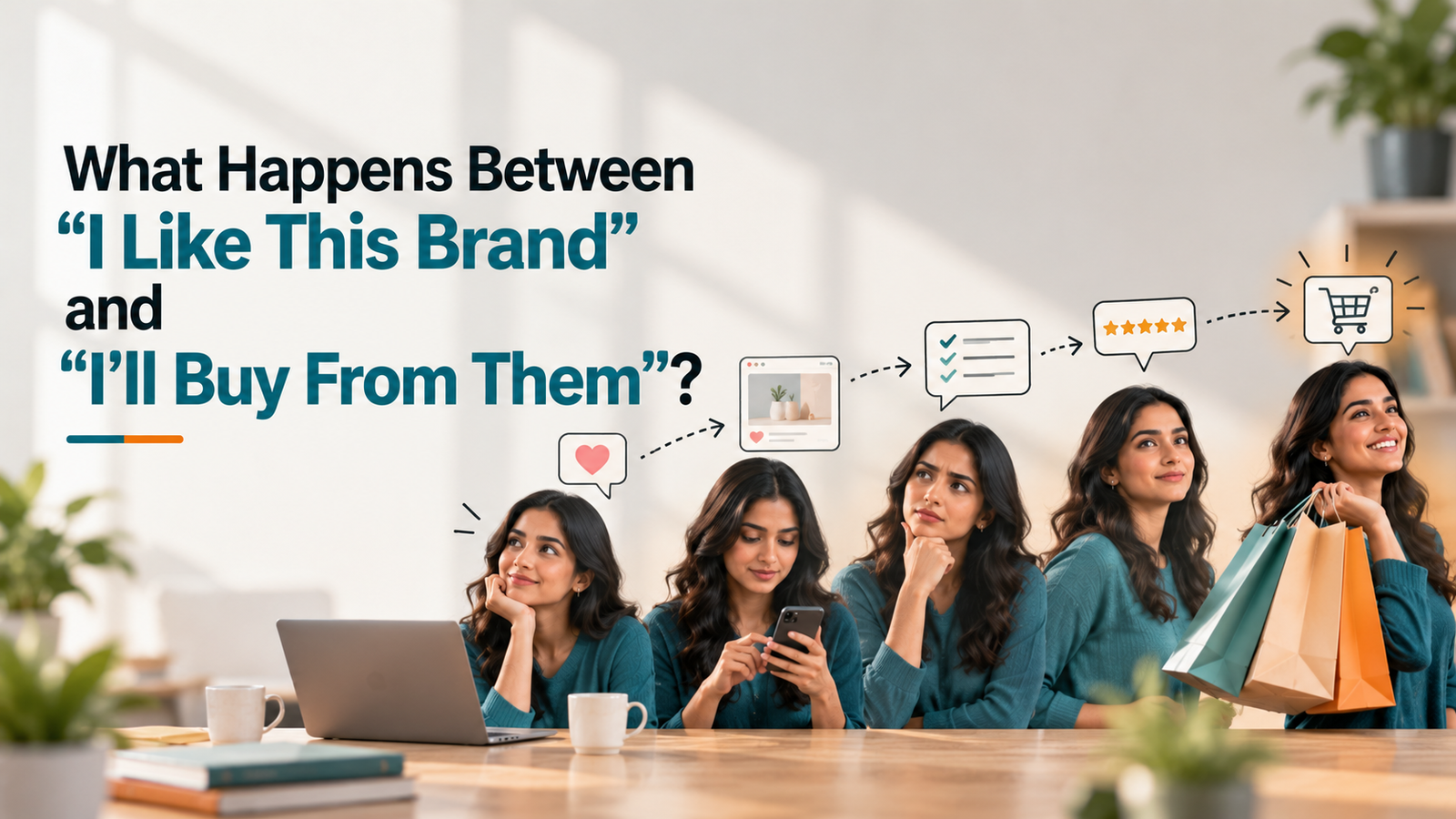 What Happens Between “I Like This Brand” and “I’ll Buy From Them”?